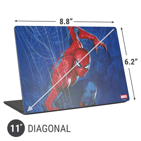 Marvel Spiderman World of Webs Universal Laptop 11in (8.8 x 6.2in) Skin